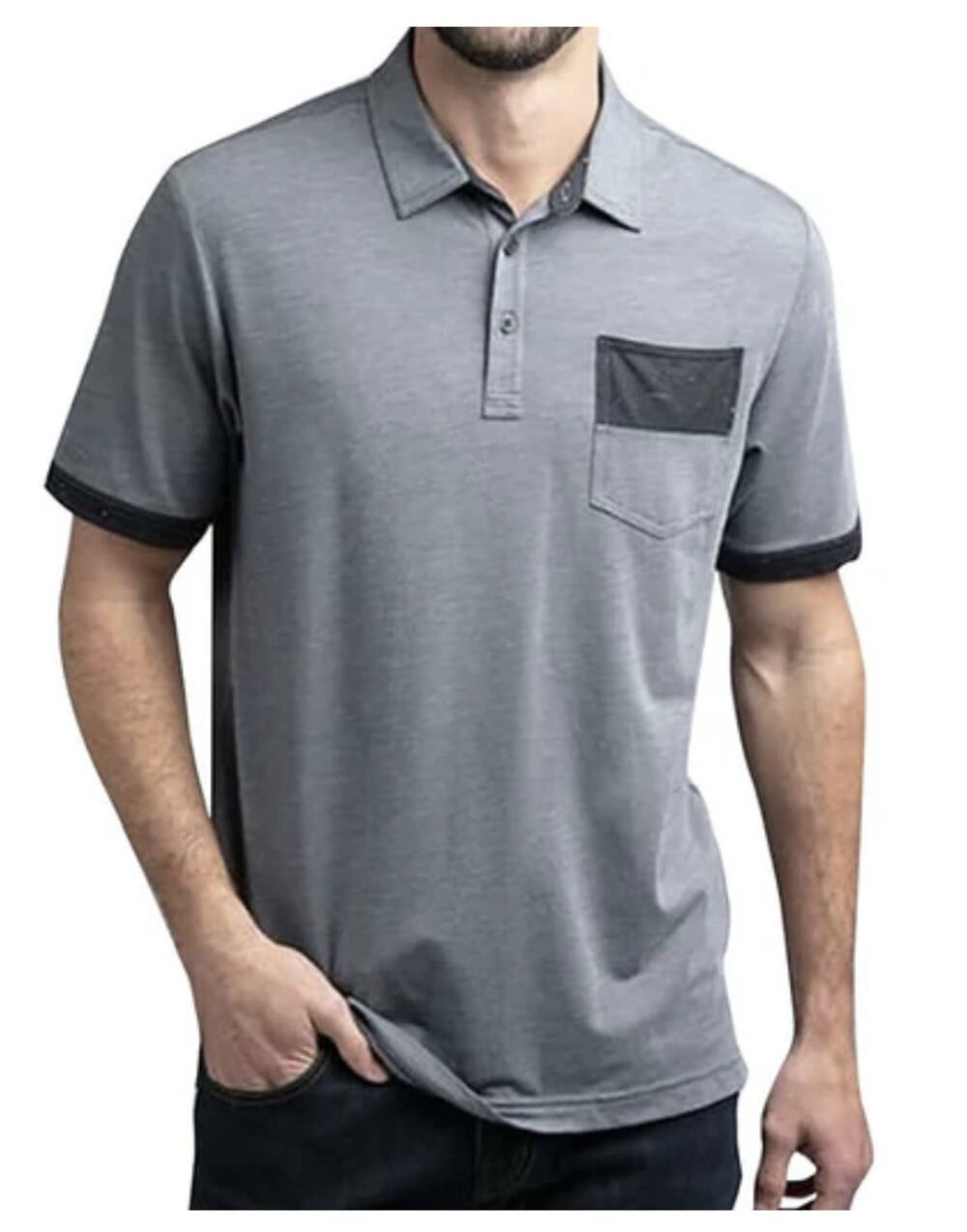 Travis Mathew Smoke Rings Mens Golf Polo Danzante Bay Mexico Shirt Size Medium